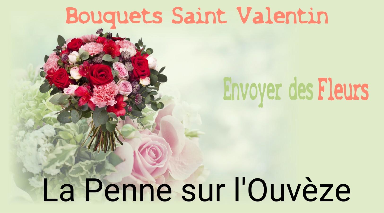 Roses de Saint-Valentin livrées à La Penne-sur-l'Ouvèze